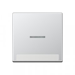 Taustiņs 1-viet, ar indikācijas logu, marķējams, termoplasts, Serie A, alumīnijs