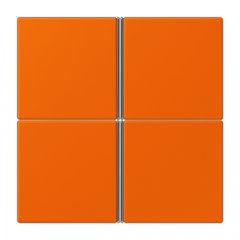Taustiņs 4-viet, F40, Serie LS, oranža