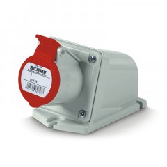 Spēka kontaktligzda SURF.MNT.SOCKET 3P+E IP44 16A 6h 380-415V AC 50Hz 60Hz RED