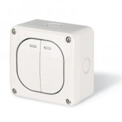 Slēdzis v/a 1+1 20A 230V IP66 PROTECTA SCAME