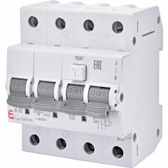 KZS-4M 3p+N AC C16/0.03 Kombinētais noplūdes automāts 4P C16A 30mA - AC