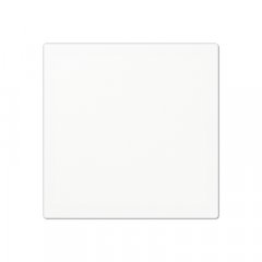Nosedzošais vāks (tukša virsma) ar centrālplati , termoplasts, Serie A, balts