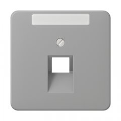 Virsma IAE/UAE-datu rozetei 1 x 8-polig, marķējams, termoplasts, Serie CD, pelēks