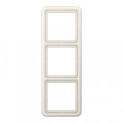 Rāmītis 3-vietīgs, vertikālā un horizontālā montāža, duroplasts, CD 500, ziloņkaula