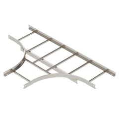 T-elements kabeļu trepem ar VS spraišļiem 60x400, V2A, 1.4301, 2B