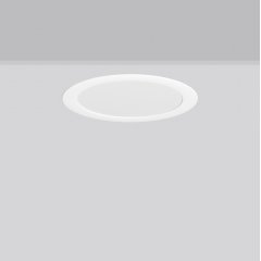 TOLEDO FLAT round, 22 W, 2150 lm, 830, white, on/off Recessed downlights, D 317 H 3 HEL 31-51, 108°