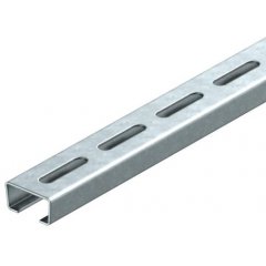 Profilēta sliede perf., šlices platums 16.5 mm 500x35x18, St, FT