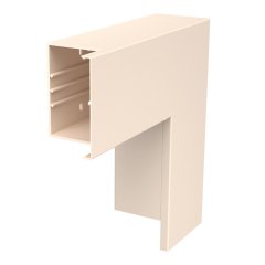 Plakanais stūris 300x130x100, PVC, krēmbalta, 9001