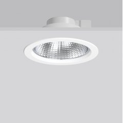 ARELO, 26 W, 2650 lm, 827, white, on/off Recessed downlights, D 225 H 4 HEL 97, 71°