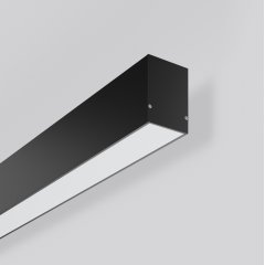 Gaismeklis LESS IS MORE 50, 12 W, 1500 lm, 840, black, on/off Wall luminaires, L 1127 B 67 H 75, Plastic (PMMA) opal