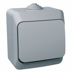 Cedar Plus - starpslēdzis - 16AX, pelēks