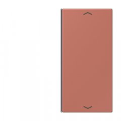 Taustiņs slēdzim 2-viet, ar virzienrādītāju, F40, Serie LS, terre sienne brique