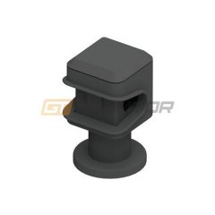 Zibensnov.sienas turētājs h25mm PVC Rd8 M8