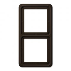 Rāmītis 2-vietīgs, vertikālā un horizontālā montāža, termoplasts, CD 500, brūns