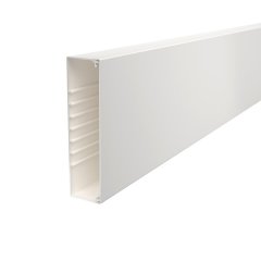 Kabeļu kanāls ar perforēto pamatni 60x230x2000, PVC, dzidri balts, 9010