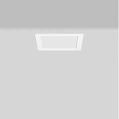 TOLEDO FLAT+ square, 15 W, 1750 lm, 827-865, white, DALI Recessed downlights, L 230 B 230 H 2 HEL 36