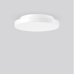 Gaismeklis FLAT KREIS, 19 W, 1900 lm, 830, white, Phase-cut Ceiling and wall luminaires, D 500 H 100, Opal glass