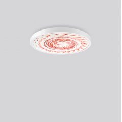 Gaismeklis TRIONA round, 61 W, 4600 lm, 827-865, white, smart+free Ceiling and wall luminaires, D 681 H 88, Pattern grid glass