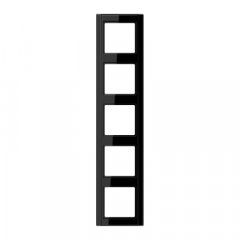 Rāmītis 5-vietīgs, vertikālā un horizontālā montāža, duroplasts, A 500, melns