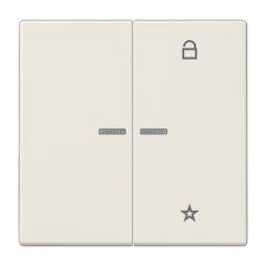 eNet taustiņš unversālais 2-viet, duroplasts, Serie LS, ziloņkaula