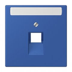 Virsma IAE/UAE-datu rozetei 1 x 8-polig, marķējams, termoplasts lakots, Serie LS, bleu outremer 59