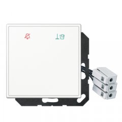 Viesnīcas koridora LED info zīme ar simboliem, Serie LS, balts