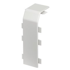 Kanālu savienojums RAUDUO 40x105 9010, PVC, dzidri balts, 9010