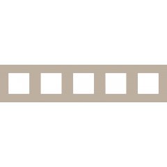 Rāmītis 5-vietīgs, Niko Pure steel champagne coated