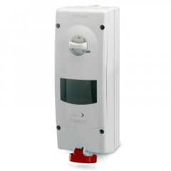 Kontaktligzda ar atdalītāju INTERLOCK.SOCKET 63A 3P+E 6h 380-415V 50Hz 60Hz 136X390MM