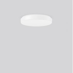 Gaismeklis FLAT POLYMERO KREIS SLIM, 19 W, 2050 lm, 840, white, Phase-cut Ceiling and wall luminaires, D 360 H 65, Plastic (PC) opal