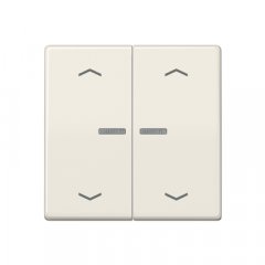 JUNG HOME taustiņš 2-viet, ar bultiņu simboliem<br />
, duroplasts, Serie AS, ziloņkaula