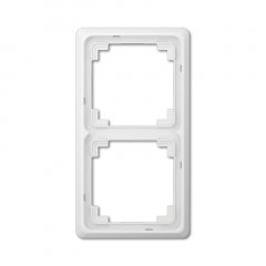 Rāmītis 2-vietīgs, vertikālā un horizontālā montāža, duroplasts, CD PLUS, balts