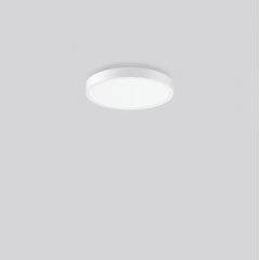 Gaismeklis TRIONA round, 64 W, 6050 lm, 840, white, DALI Ceiling and wall luminaires, D 461 H 88, Plastic (PMMA) opal