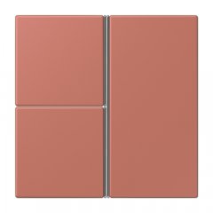 Taustiņs 3-viet, F40, Serie LS, terre sienne brique