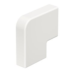 Plakana stūra vāks 10x30mm, PVC, dzidri balts, 9010
