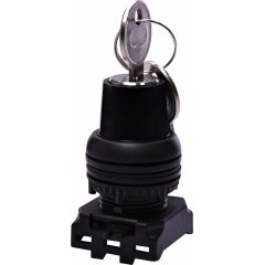 Slēdzis ar atslēgu, 0-1-2, 45o, ar fikcasija (bez apgaismojuma)