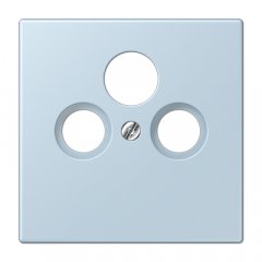 Centrālplate unversālā Sat/BK, termoplasts lakots, Serie LS, outremerclair