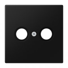 Virsma TV rozetei, termoplasts lakots, Serie LS, grafītmelns matēts