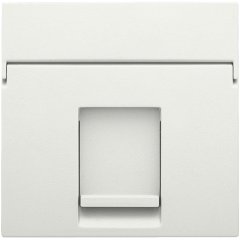 Central plate data 1x RJ, white