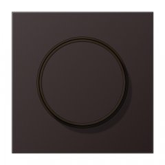 Virsma rotācijas dimmerim, Aluminium lackiert, Serie LS, tumša (lackiertes Aluminium)