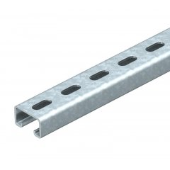 Profilēta sliede perf., šlices platums 22 mm 1500x50x30, St, FT