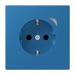 Kontaktligzda JUNG HOME SCHUKO, 16 A 250 V ~, skrūvju spailes, ar indikātoru un bērnu drošību, termoplasts krāsots