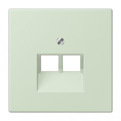 Virsma IAE/UAE-datu rozetei 2 x 8-polig, termoplasts lakots, Serie LS, vert anglâis pale