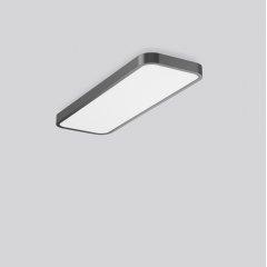 Gaismeklis TRIONA rectangle, 52 W, 6400 lm, 830, anthracite, smart+free Ceiling and wall luminaires, L 1040 B 350 H 88, Plastic (PMMA) opal