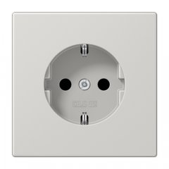 Kontaktligzda SCHUKO, 16 A 250 V ~, duroplasts, Serie LS, gaiši pelēks