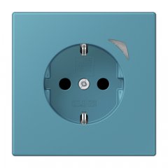 Kontaktligzda JUNG HOME SCHUKO, 16 A 250 V ~, skrūvju spailes, ar indikātoru un bērnu drošību, termoplasts krāsots
