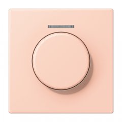Centrālplate ar indikācijas logu KNX rotējošajam sensoram, Serie LS, l'ocre rouge clair