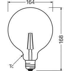 Spuldze Vintage 1906® LED CLASSIC GLOBE 22 2.5 W/2400 K GOLD E27