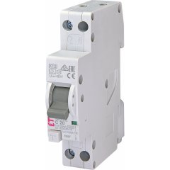 KZS-1M 1p+N A C20/0.03 6kA Kombinētais noplūdes automāts 1P C20A 30mA - 6kA