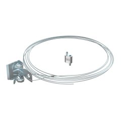 Piekares stieple ar fiksācijas skavu 1x1000mm, St, G QWT TK 1 1M G